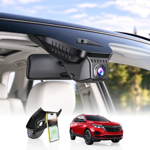 Premium Hidden 4K Dash Cam for Chevy Equinox Zero Windshield Clutter [2024 - 2026]
