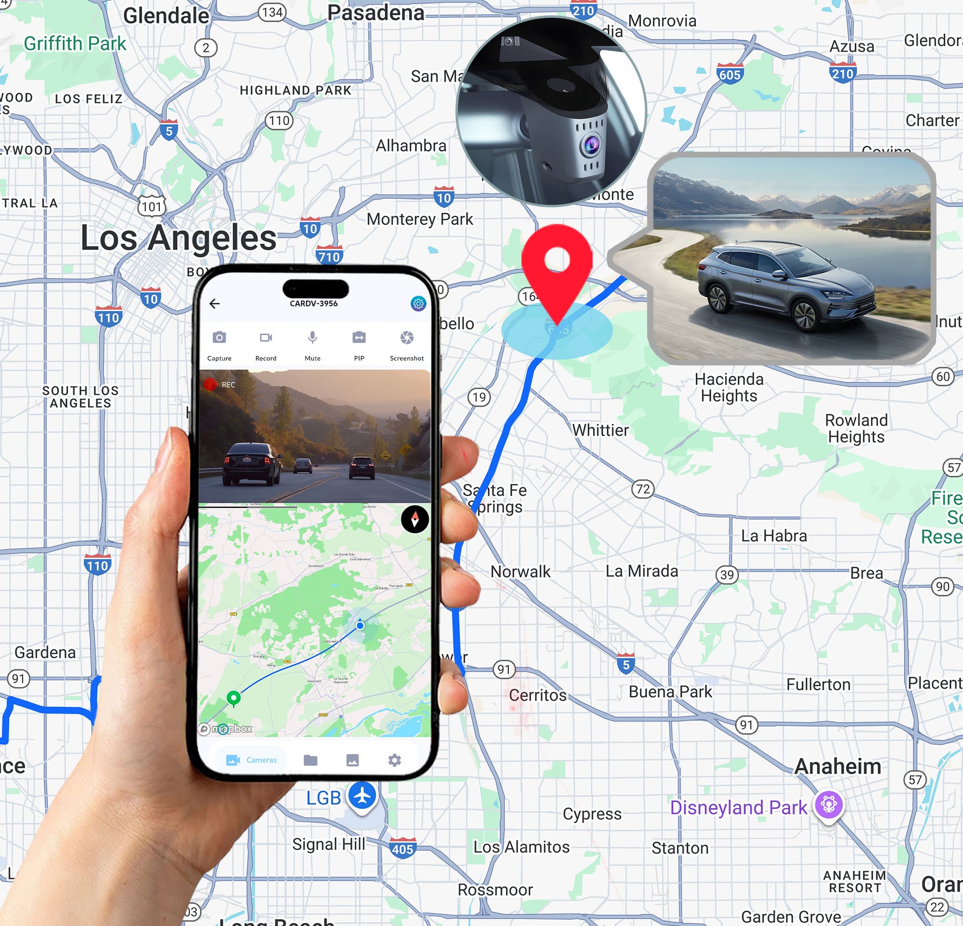 Fuvymyt OEM-Integrated Dashcam for Jeep Gladiator JT & Wrangler (2018–2025)