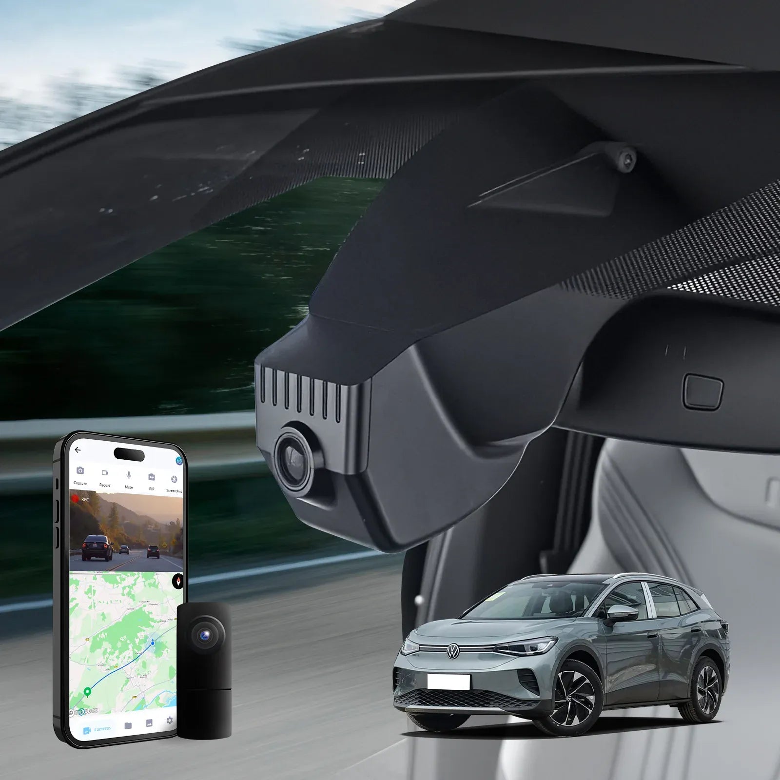 Fuvymyt OEM Dashcam for Volkswagen (2021–2025)