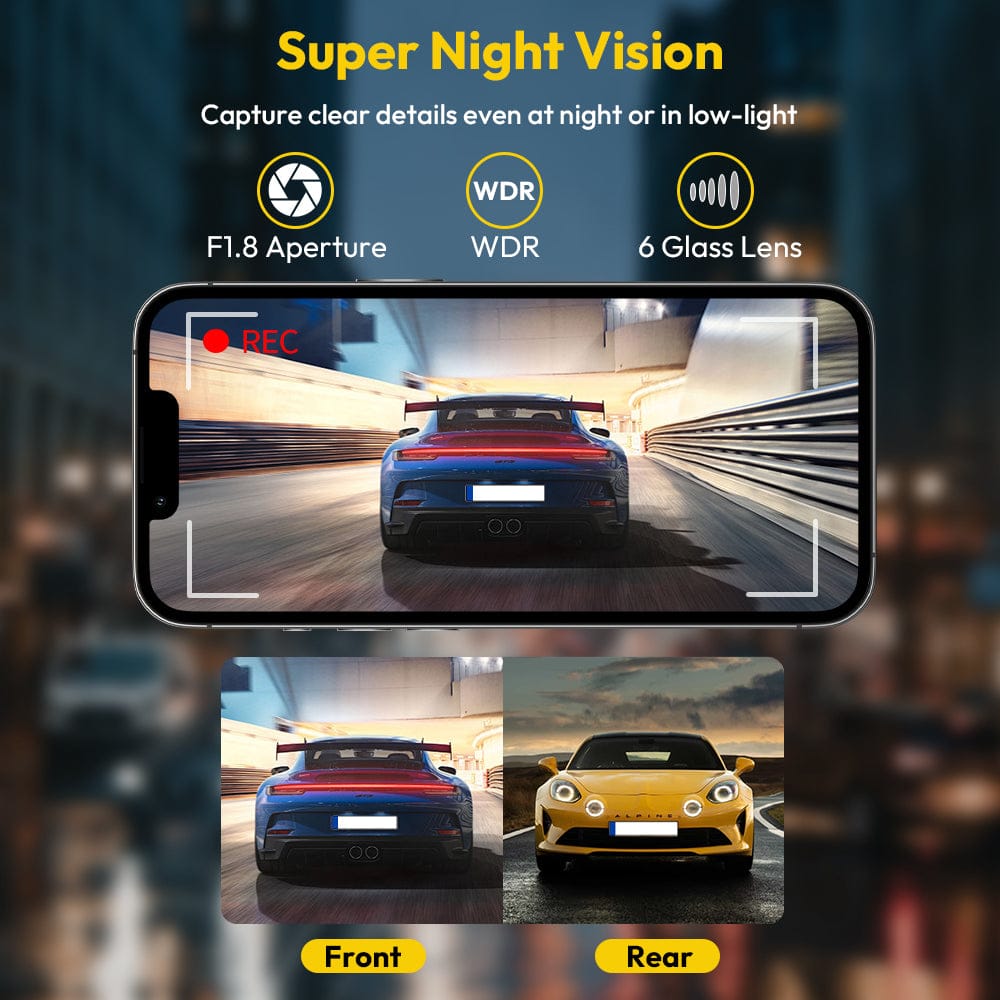 Premium 4K OEM Dash Cam for Toyota Corolla 2023-2026 Invisible Dashcam