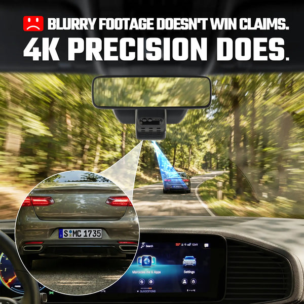 Premium 4K OEM Dash Cam for Dodge RAM 2500 | Invisible Dashcam [2019-2024]