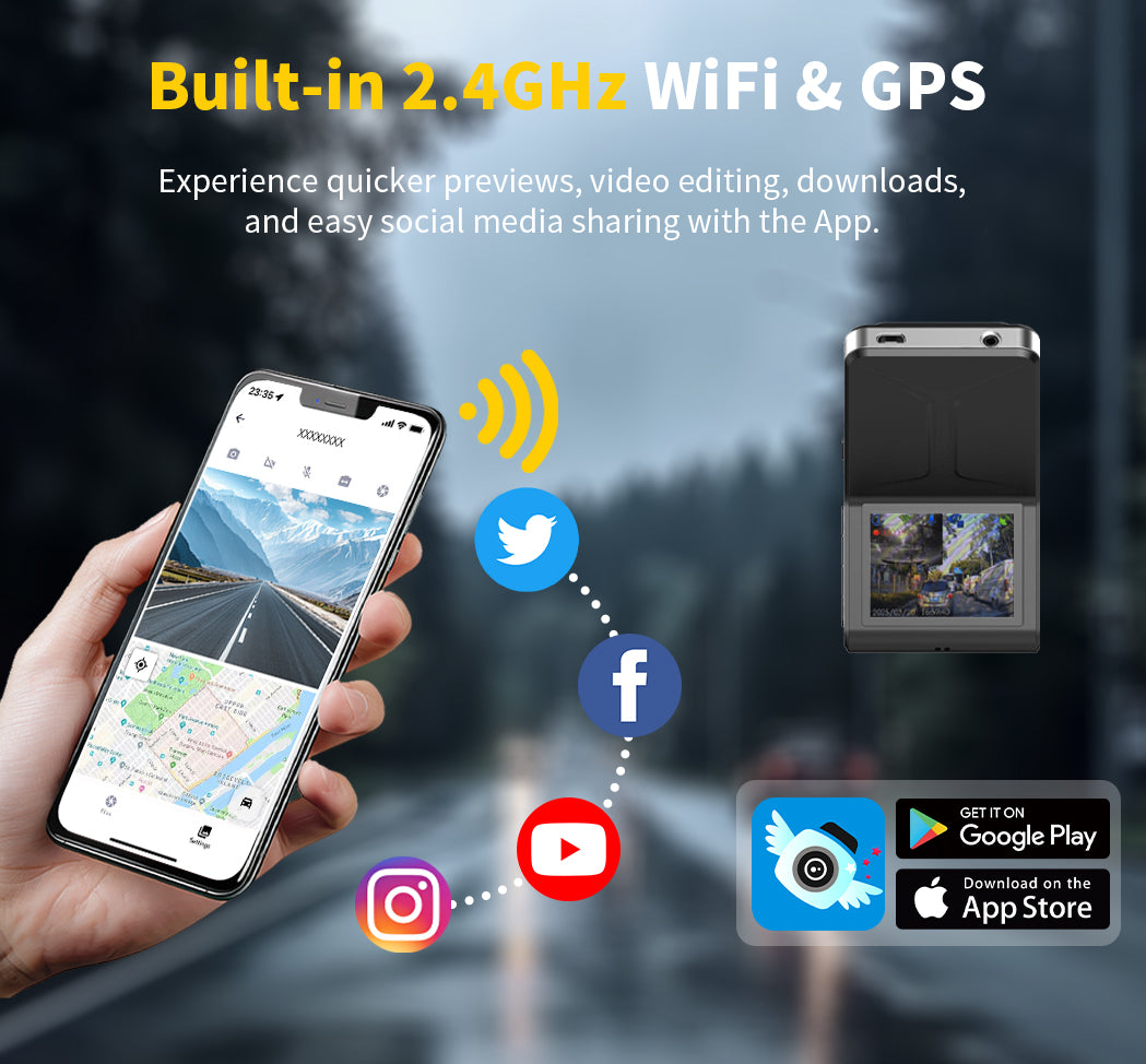 Fuvymyt OEM-Fit 4K Dash Cam for Ford (F-150, F-250, F-350, Mustang Mach-E | 2019–2025)