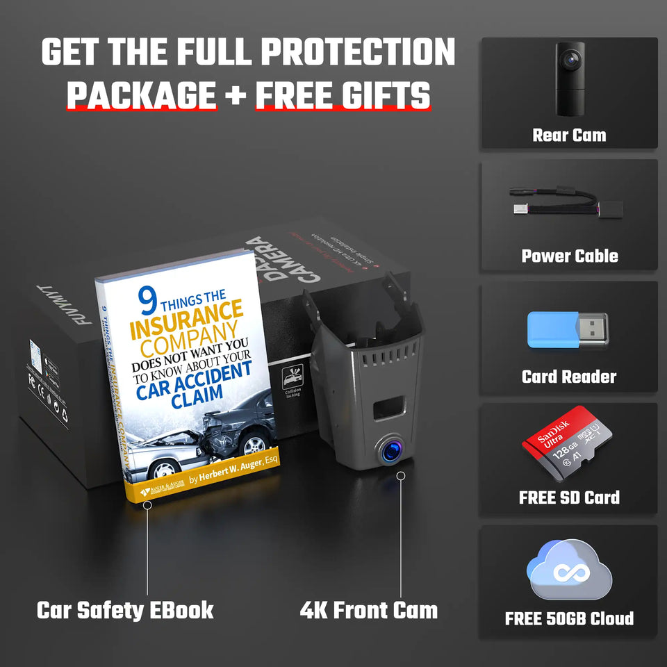 Fuvymyt BMW 5 Series 7 Series Dash Cam | OEM Style 4K UHD Premium Integrated Dashcam [2018-2023]