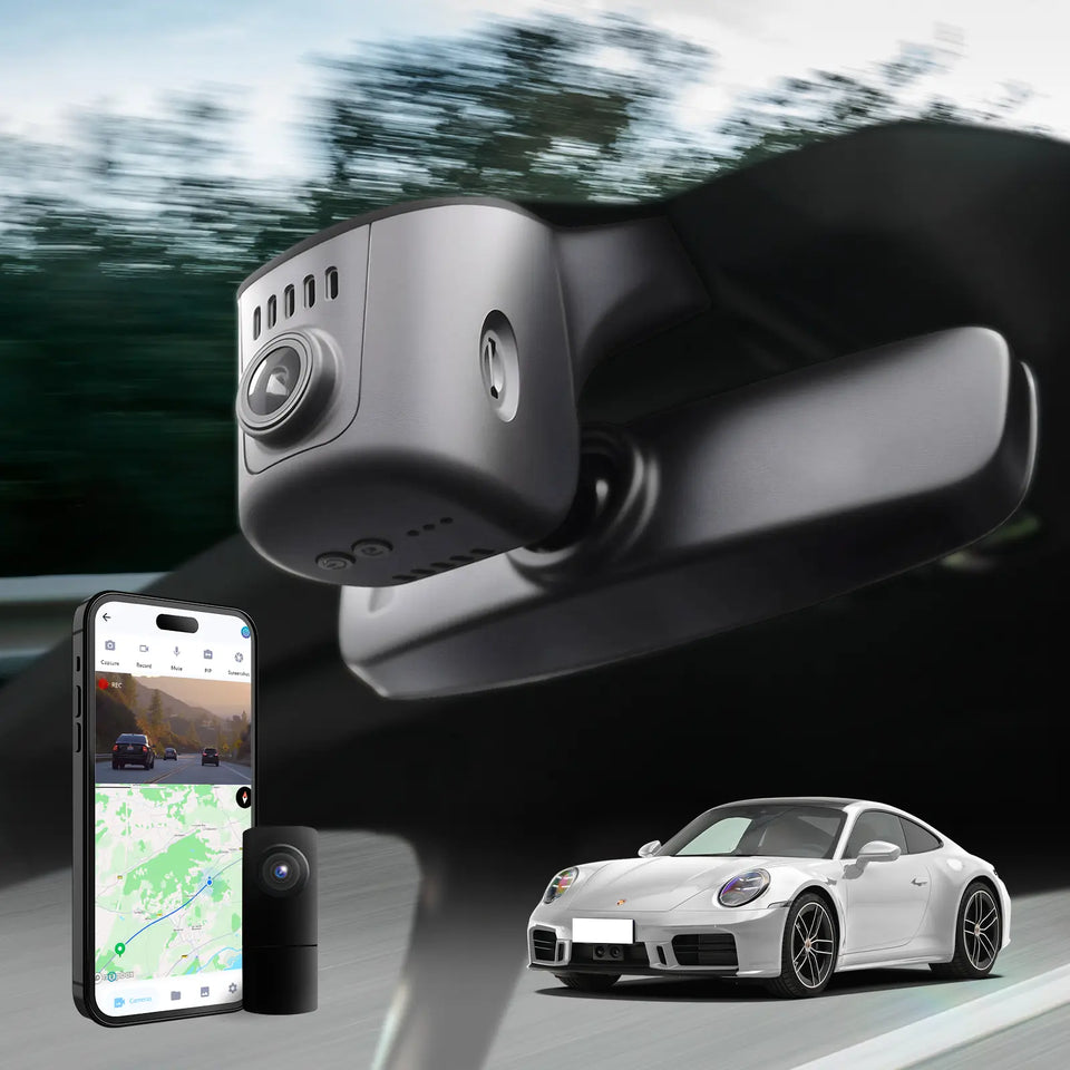 Fuvymyt Porsche 911 Dash Cam OEM Style 4K UHD Premium Integrated Dashcam [2013-2026]