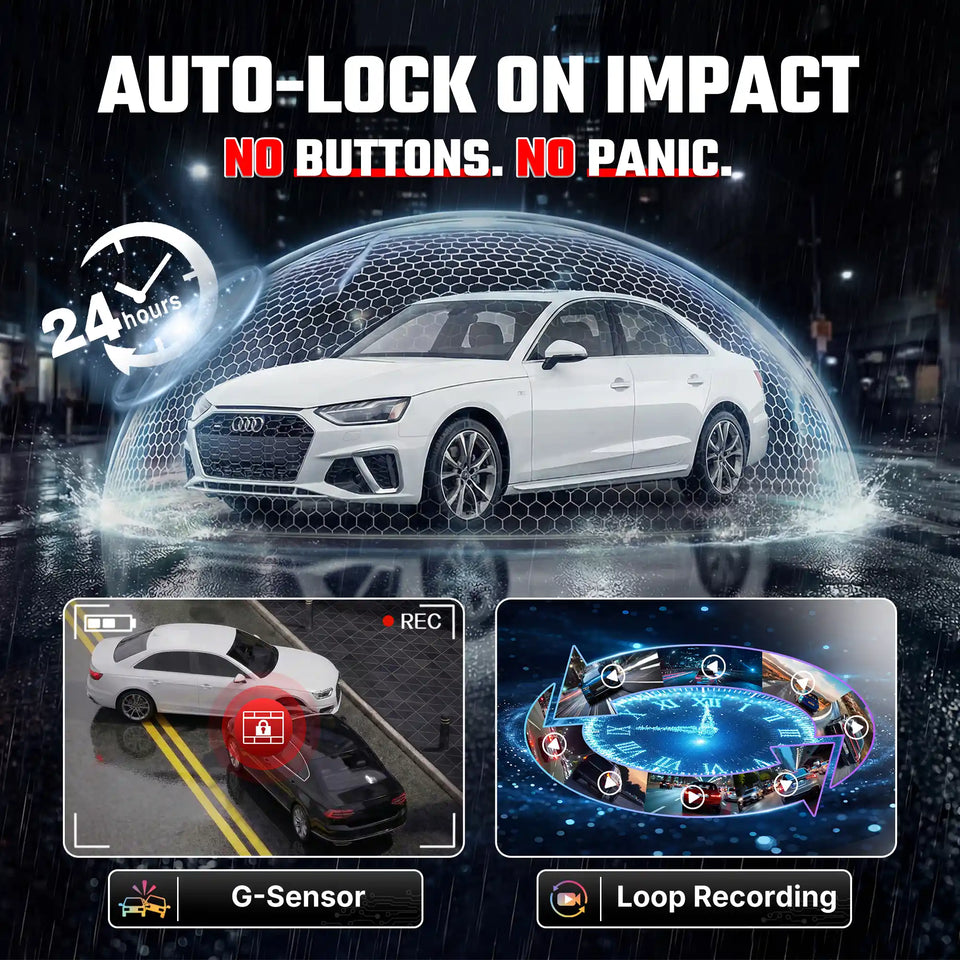 Fuvymyt Audi A Series Dash Cam OEM Style 4K UHD Premium Integrated Dashcam