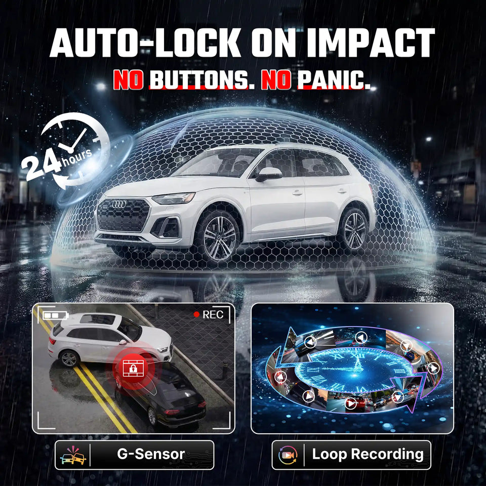 Fuvymyt Audi Q Series Dash Cam OEM Style 4K UHD Premium Integrated Dashcam