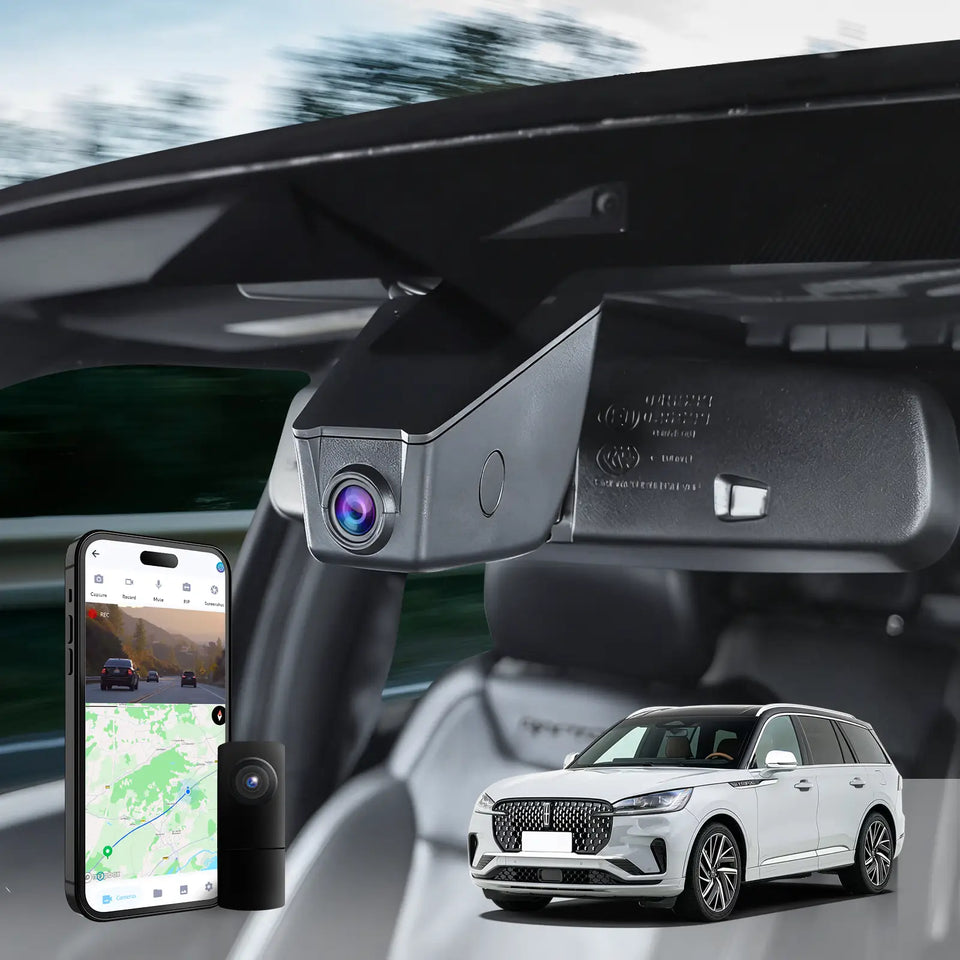 Fuvymyt Lincoln Aviator Dash Cam OEM Style 4K UHD Premium Integrated Dashcam [2020-2025]