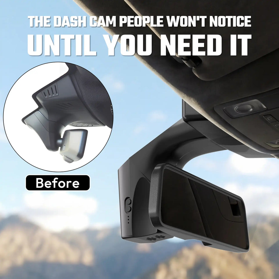 Fuvymyt BMW 5 Series 7 Series Dash Cam | OEM Style 4K UHD Premium Integrated Dashcam [2018-2023]