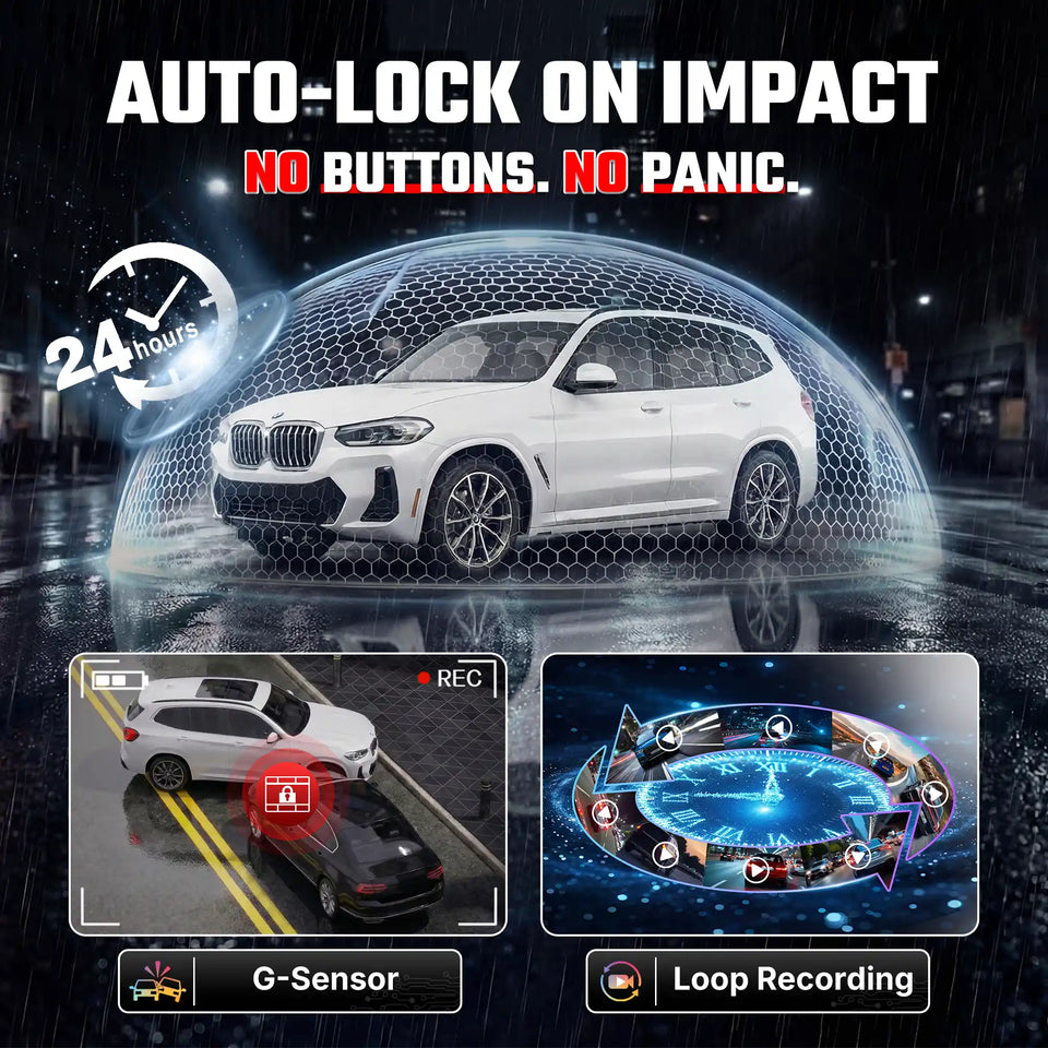 Fuvymyt BMW X3 Dash Cam | OEM Style 4K UHD Premium Integrated Dashcam [2018-2024]