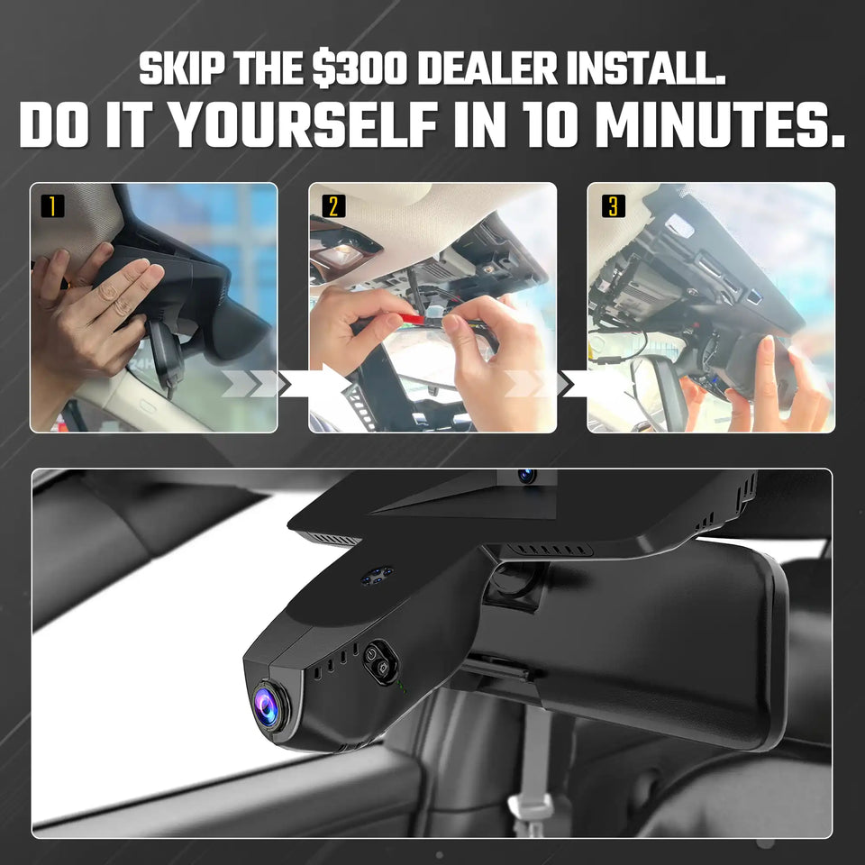 Fuvymyt BMW X3 Dash Cam | OEM Style 4K UHD Premium Integrated Dashcam [2018-2024]
