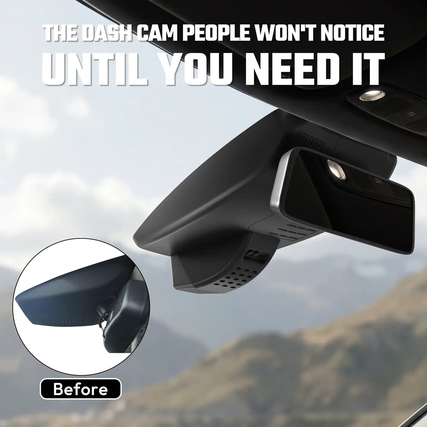 Fuvymyt Mazda CX-9 Dash Cam | OEM Style 4K UHD Premium Integrated Dashcam [2018-2025]