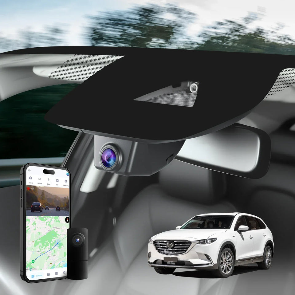Fuvymyt Mazda CX-9 Dash Cam | OEM Style 4K UHD Premium Integrated Dashcam [2018-2025]