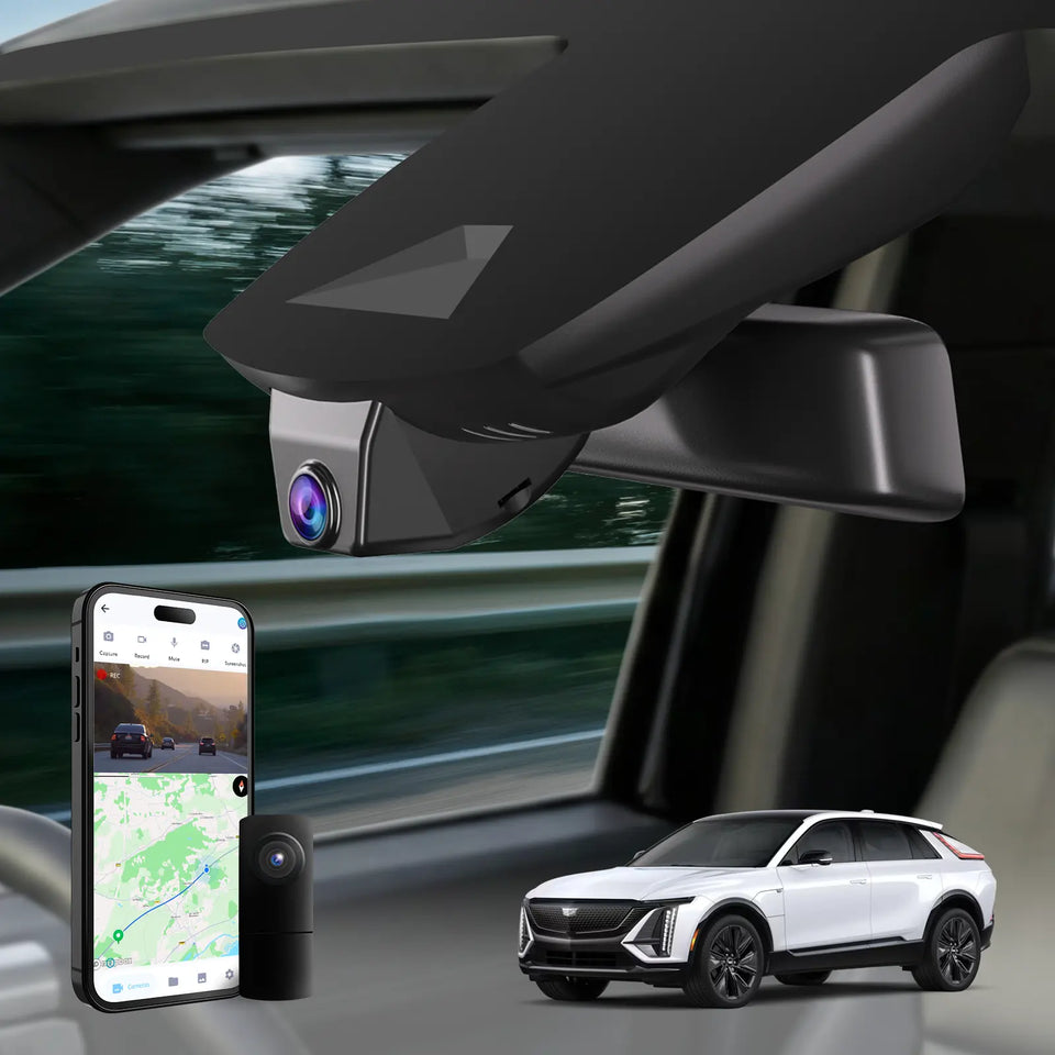 Fuvymyt Cadillac Lyriq Dash Cam OEM Style 4K UHD Premium Integrated Dashcam