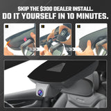 Premium Hidden 4K Dash Cam for Chevy Silverado | OEM Mirror Mount [2021-2026]