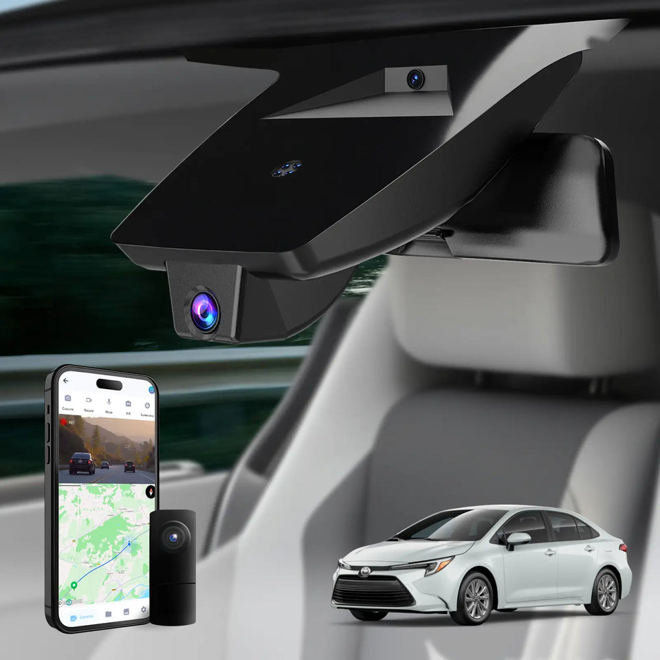 Premium 4K OEM Dash Cam for Toyota Prius | Invisible Dashcam [2023-2026]