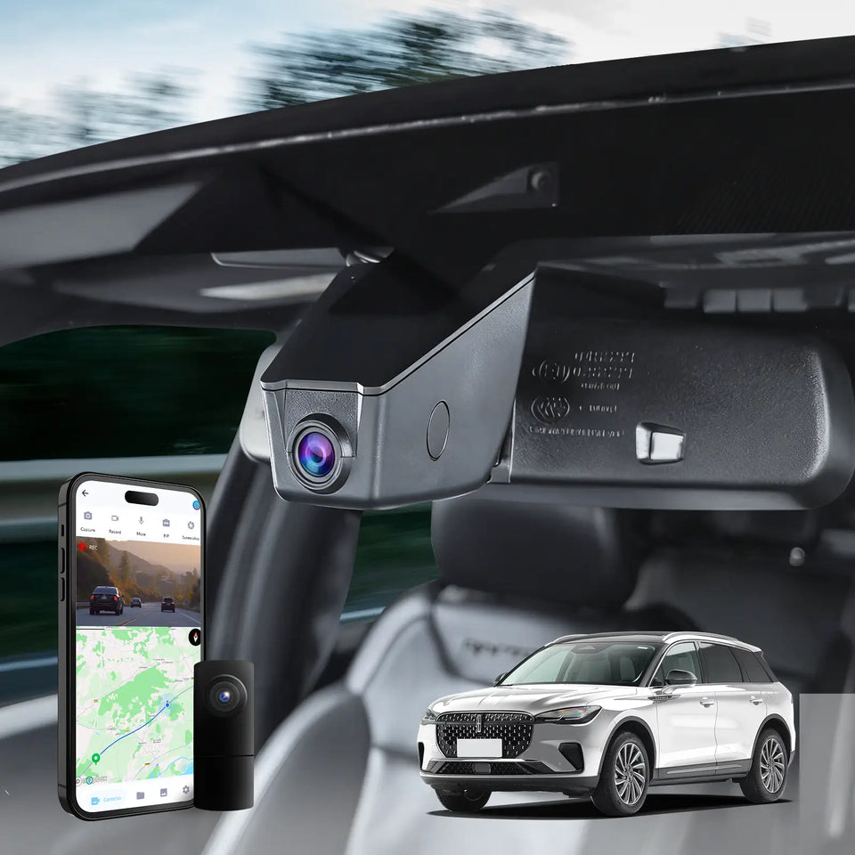 Fuvymyt Lincoln Corsair Dash Cam OEM Style 4K UHD Premium Integrated Dashcam