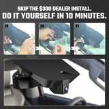 Premium 4K OEM Dash Cam for Dodge RAM 1500 2019-2024 Invisible Dashcam