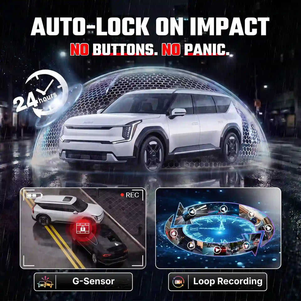 Fuvymyt Kia EV9 Dash Cam OEM Style 4K UHD Premium Integrated Dashcam