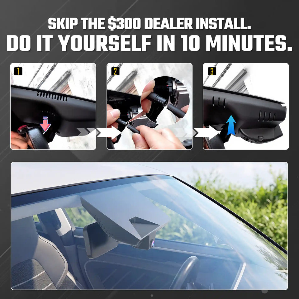 Fuvymyt Kia EV9 Dash Cam OEM Style 4K UHD Premium Integrated Dashcam