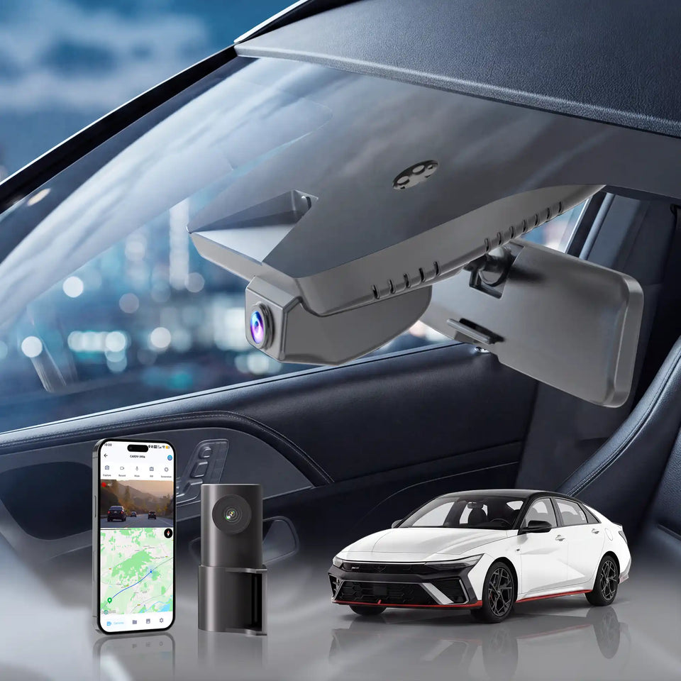Fuvymyt Hyundai Elantra Dash Cam OEM Style 4K UHD Premium Integrated Dashcam [2021-2026]