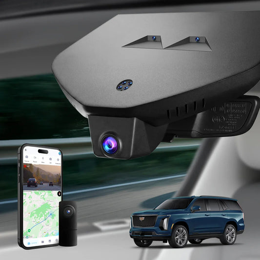 Premium Hidden 4K Dash Cam for Cadillac Escalade 2021-2026 Invisible Luxury