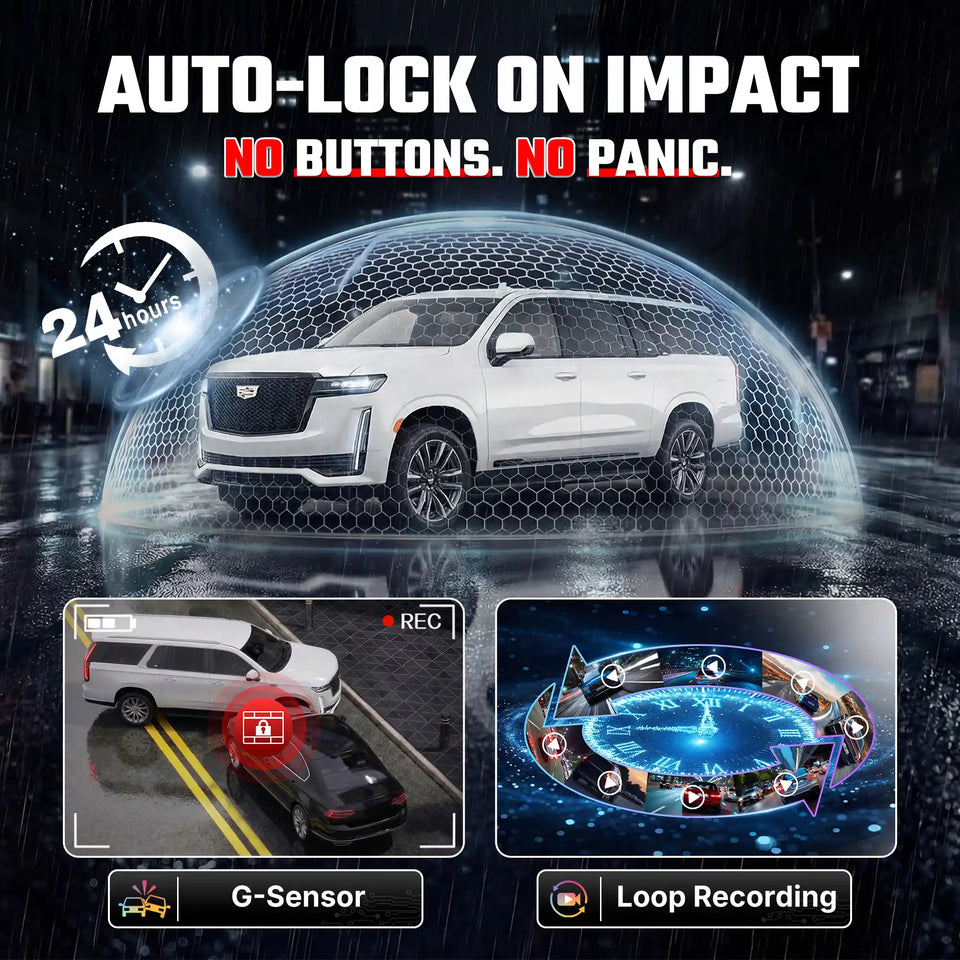 Premium Hidden 4K Dash Cam for Cadillac Escalade 2021-2026 Invisible Luxury