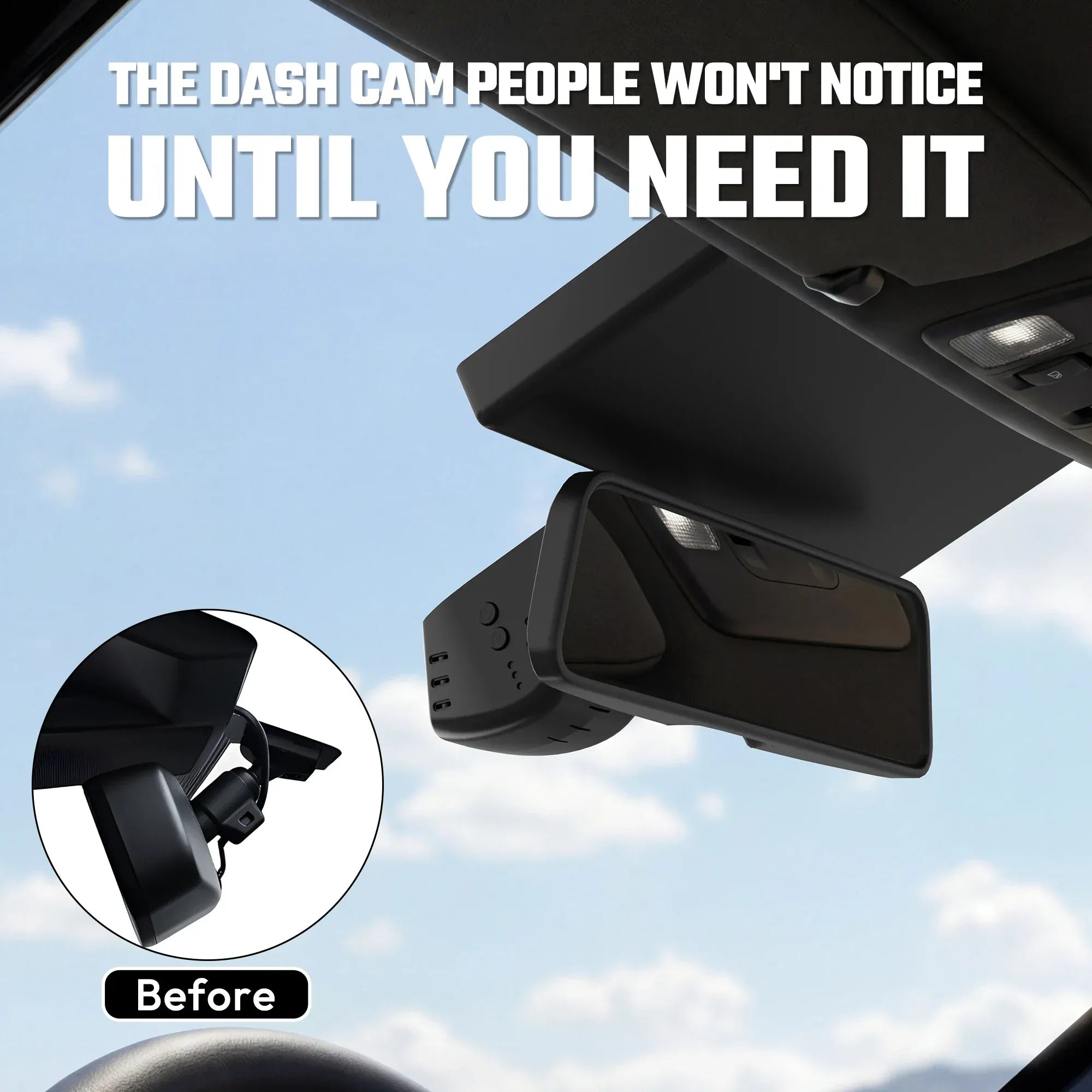 Premium 4K OEM Dash Cam for Ford F150 | Invisible ford f150 Dashcam [2018-2025]