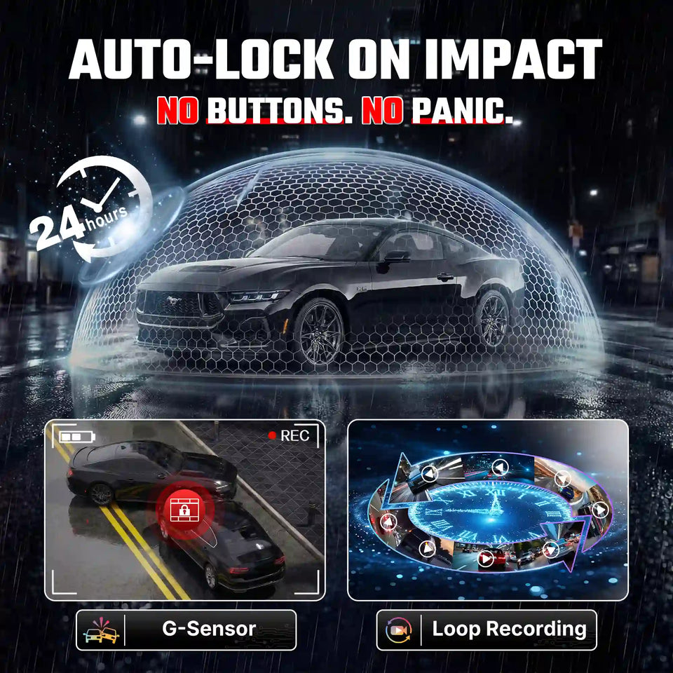 Ford Mustang Dash Cam OEM Style 4K UHD Premium Integrated Dashcam [2024-2025]