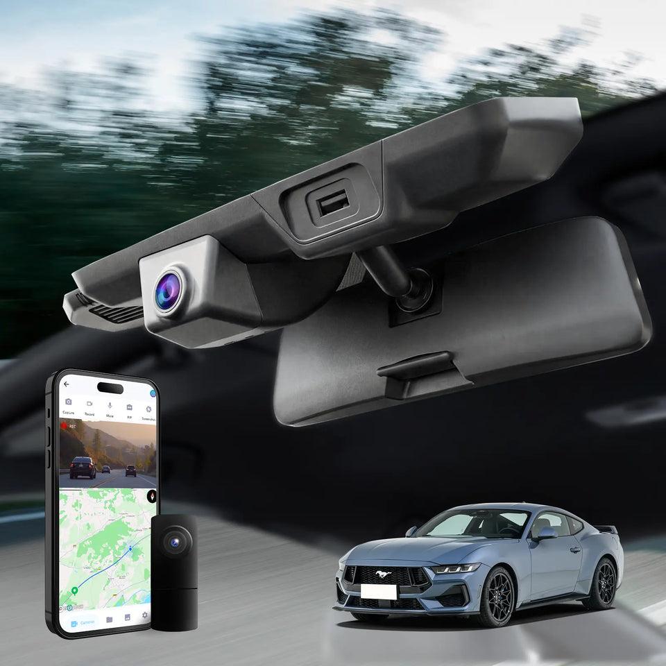 Ford Mustang Dash Cam OEM Style 4K UHD Premium Integrated Dashcam [2024-2025]