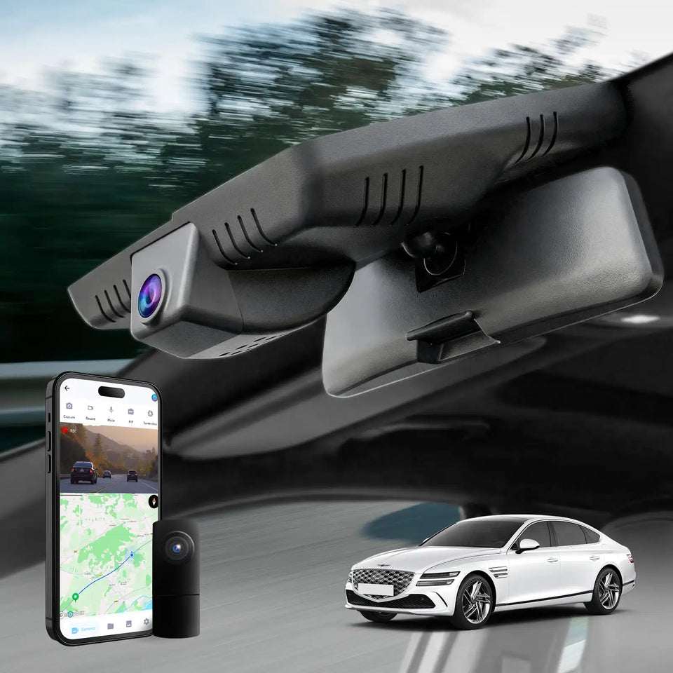 Fuvymyt Genesis G70 Dash Cam OEM Style 4K UHD Premium Integrated Dashcam [2018-2025]