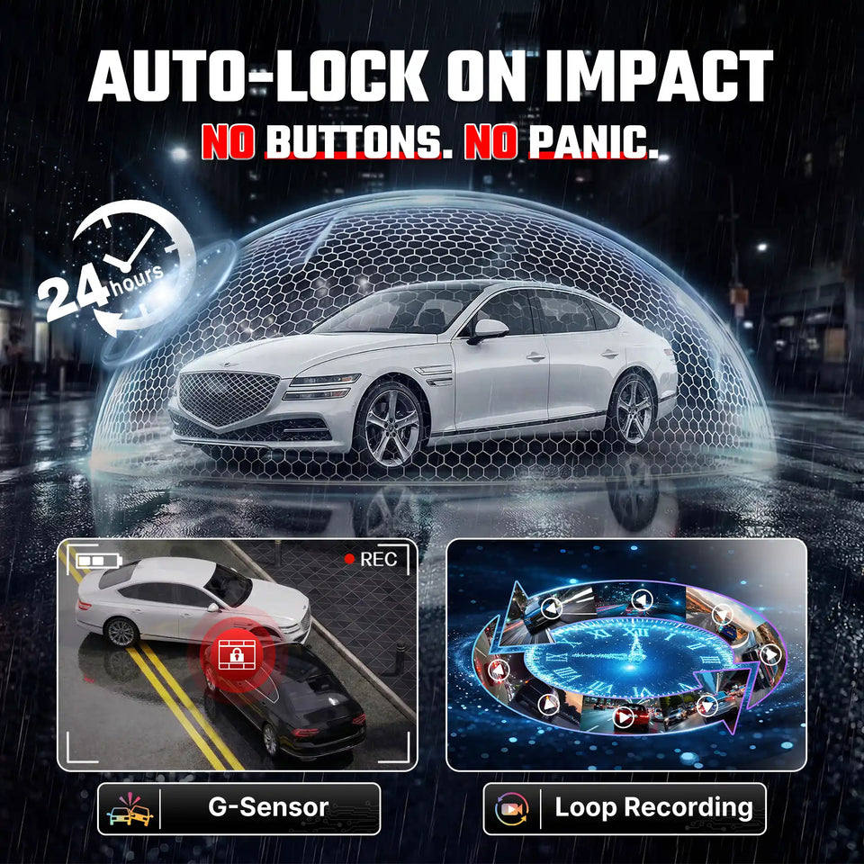 Fuvymyt Genesis G80 Dash Cam OEM Style 4K UHD Premium Integrated Dashcam [2021-2025]
