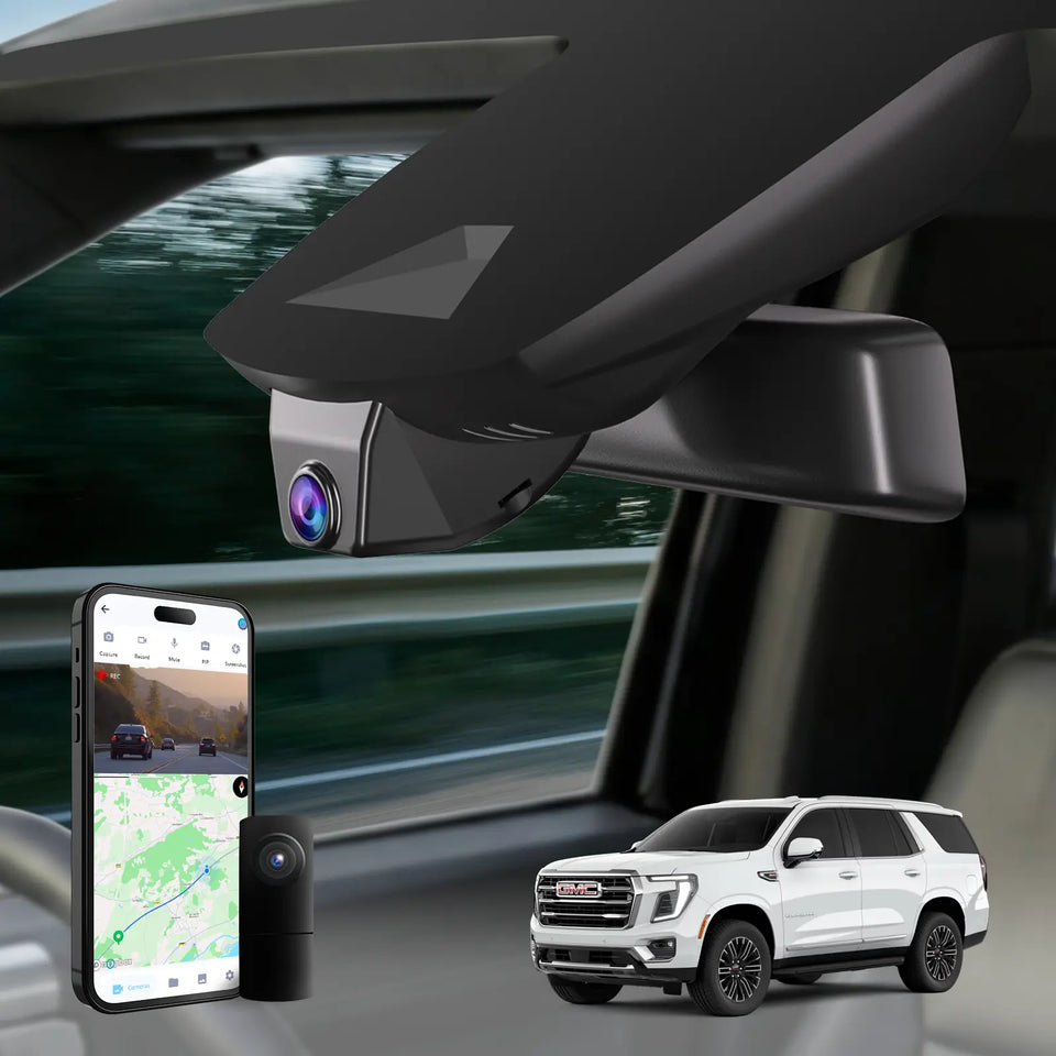 Premium Hidden 4K Dash Cam for GMC Yukon | Invisible Dash cam [2021-2026]