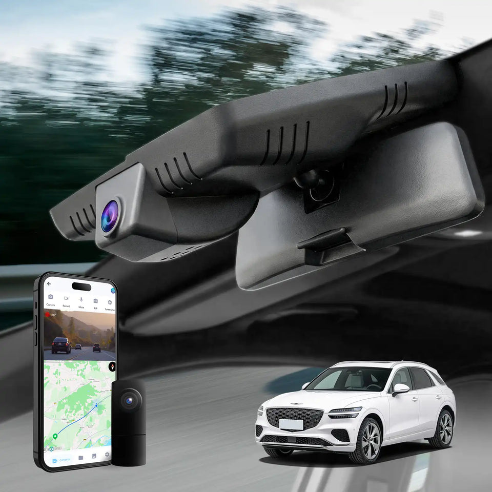 Fuvymyt Genesis GV70 Dash Cam OEM Style 4K UHD Premium Integrated Dashcam [2022-2026]