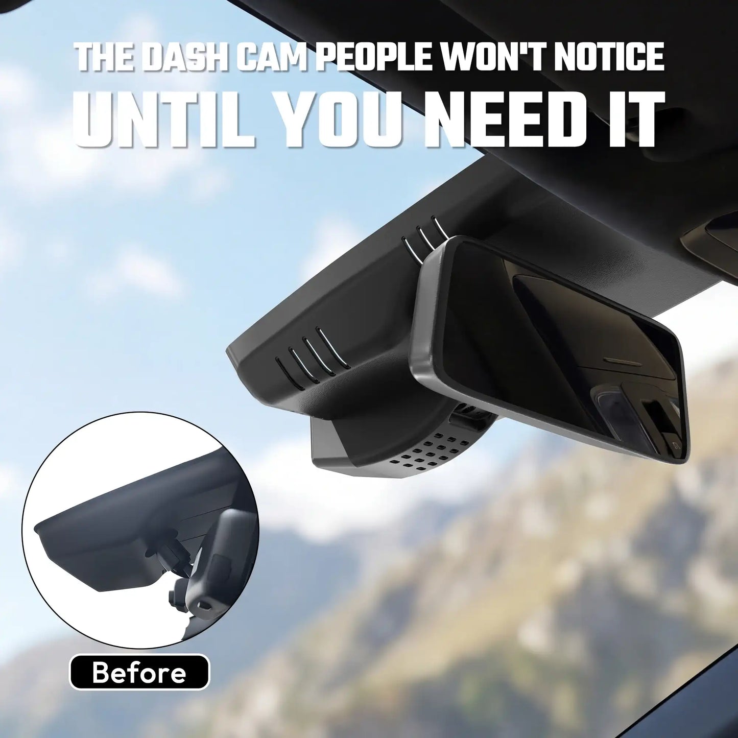 Fuvymyt Genesis GV60 Dash Cam OEM Style 4K UHD Premium Integrated Dashcam