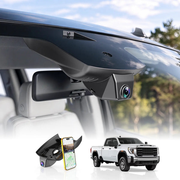 Premium 4K Dash Cam for GMC Sierra | OEM Mirror Mount Dash Cam [2022-2026]
