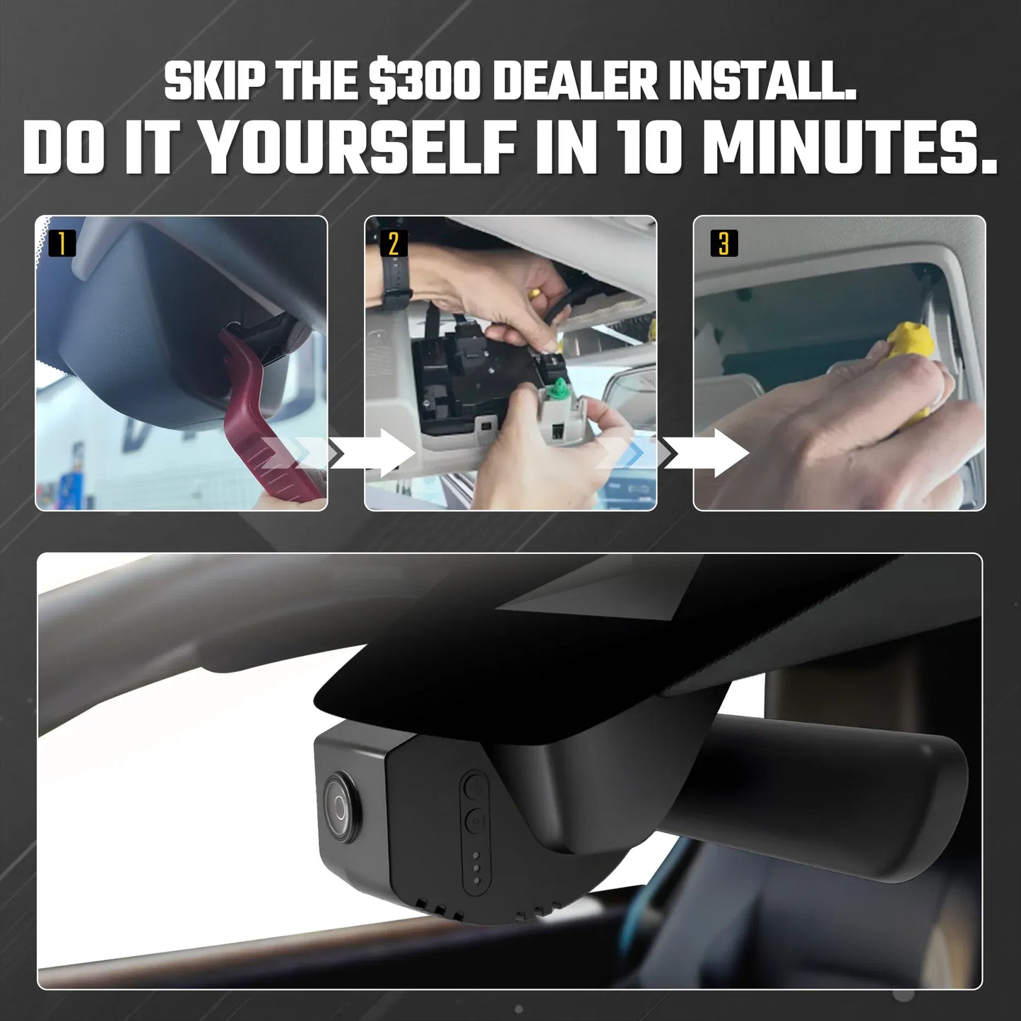 Premium 4K OEM Dash Cam for Honda CRV | Invisible Dashcam [2023-2025]