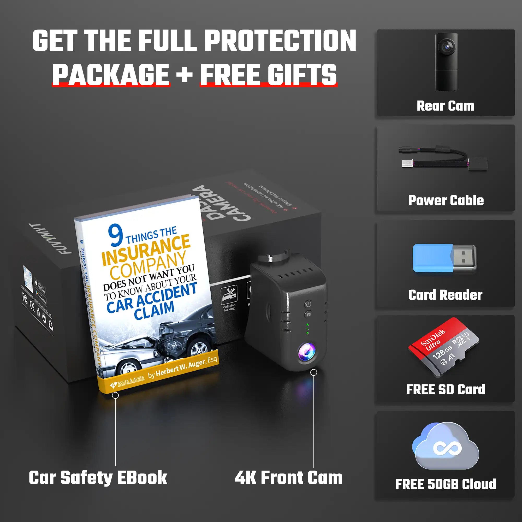 Premium Hidden 4K Dash Cam for Jeep Wrangler | OEM Mirror Mount [2018-2024]