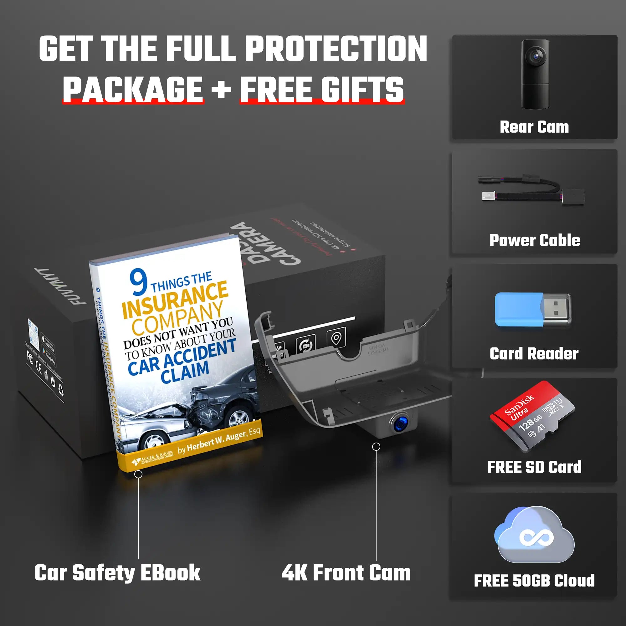 Fuvymyt Toyota Land Cruiser Prado Dash Cam OEM Style 4K UHD Premium Integrated Dashcam