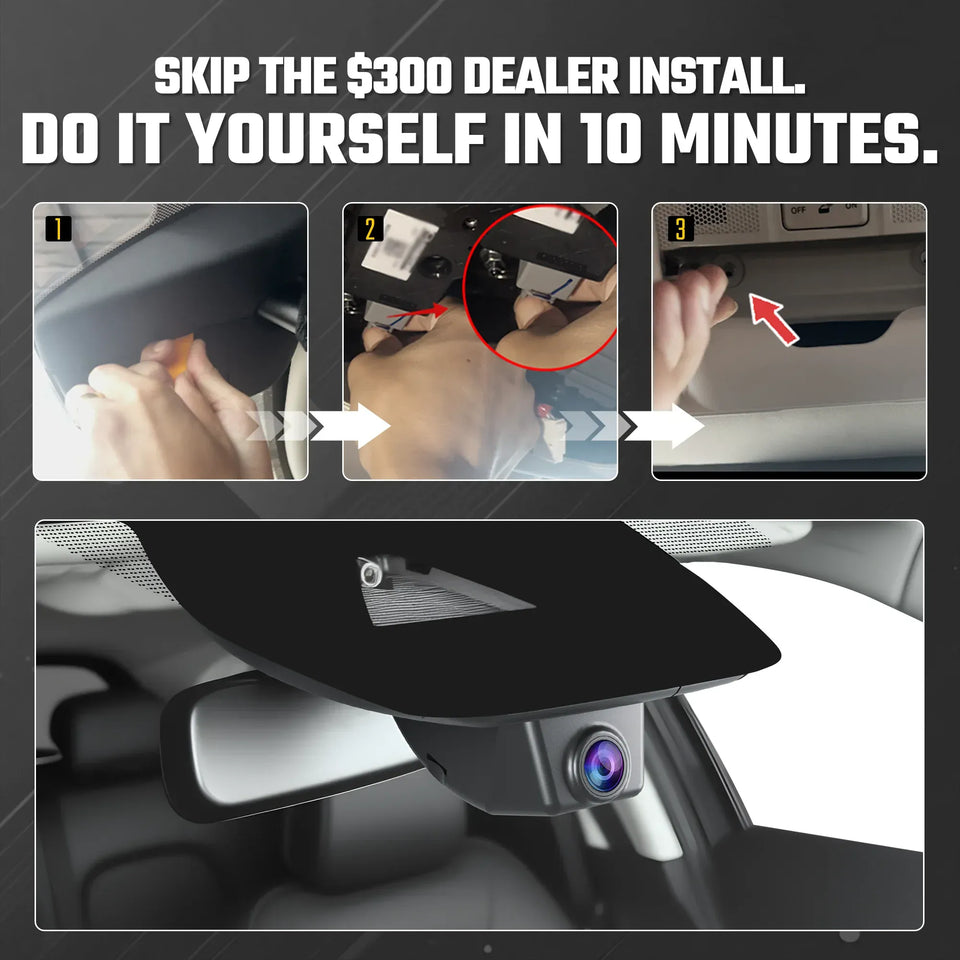 Fuvymyt Mazda CX-9 Dash Cam | OEM Style 4K UHD Premium Integrated Dashcam [2018-2025]