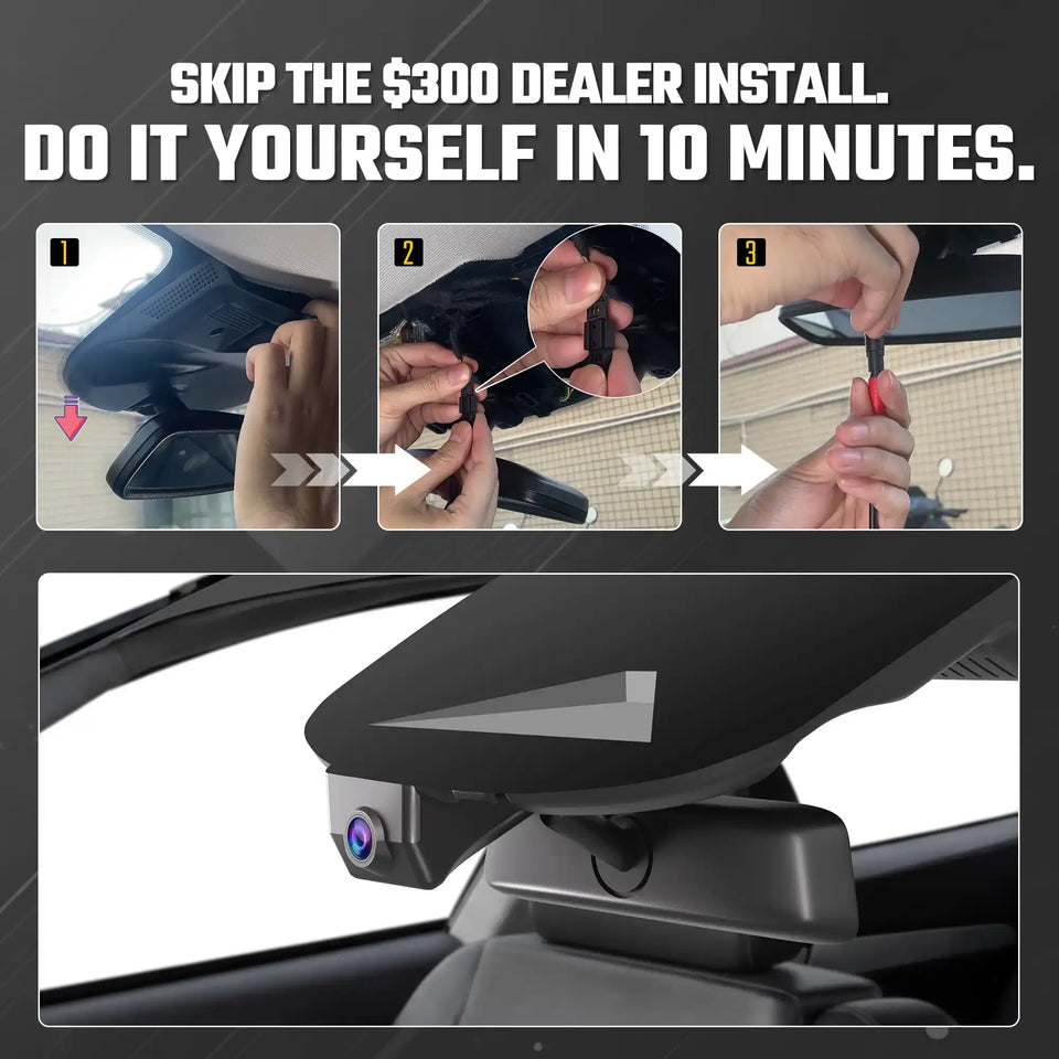 Ford Mustang Mach-E Dash Cam OEM Style 4K UHD Premium Integrated Dashcam [2021-2025]