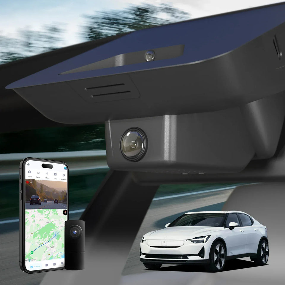 Fuvymyt Polestar 2 Dash Cam OEM Style 4K UHD Premium Integrated Dashcam [2021-2026]