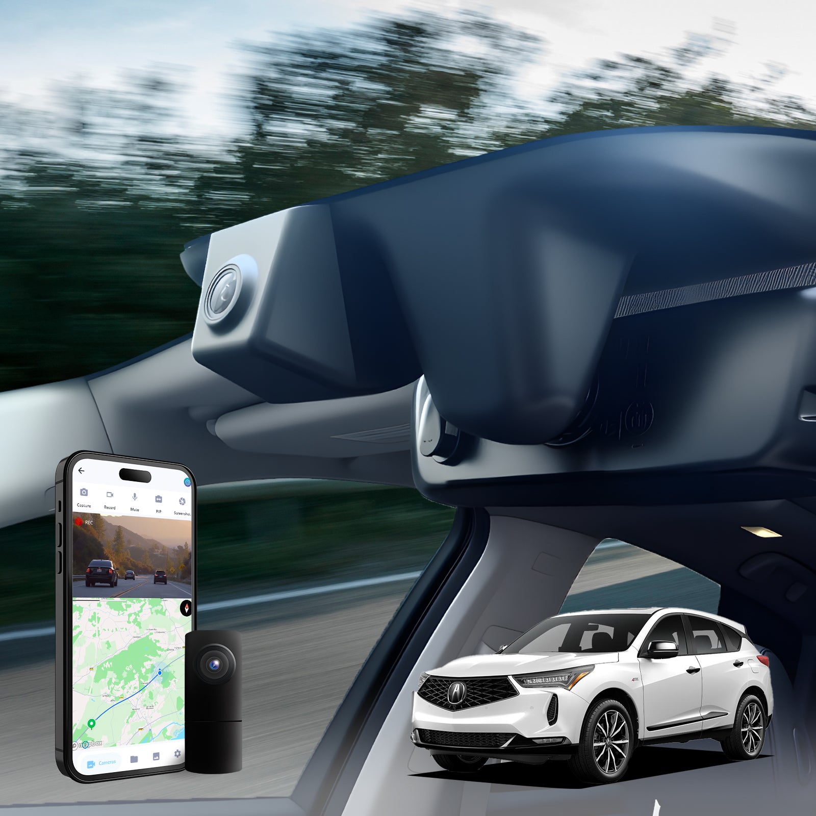 Fuvymyt OEM-Integrated Dashcam for Acura ADX, RDX & Integra (2019–2025)
