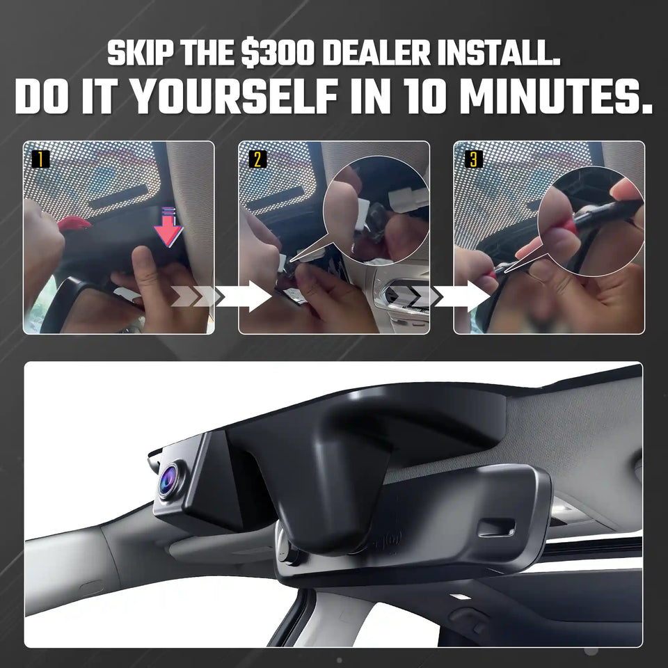 Fuvymyt Acura RDX Dash Cam OEM Style 4K UHD Premium Integrated Dashcam