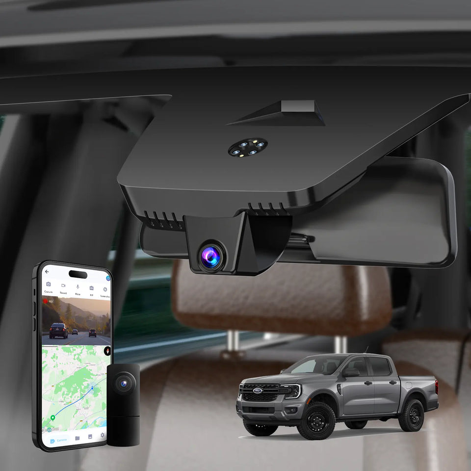 Premium 4K OEM Dash Cam for Ford Ranger 2024-2026 Invisible Dashcam [2024-2026]