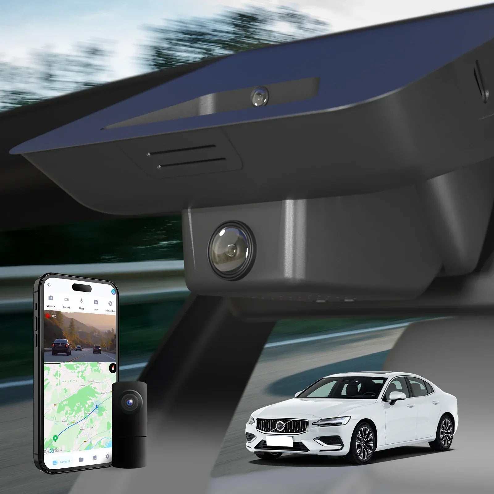 Fuvymyt OEM Dashcam for Volvo XC90, S60 & More (2018–2025)