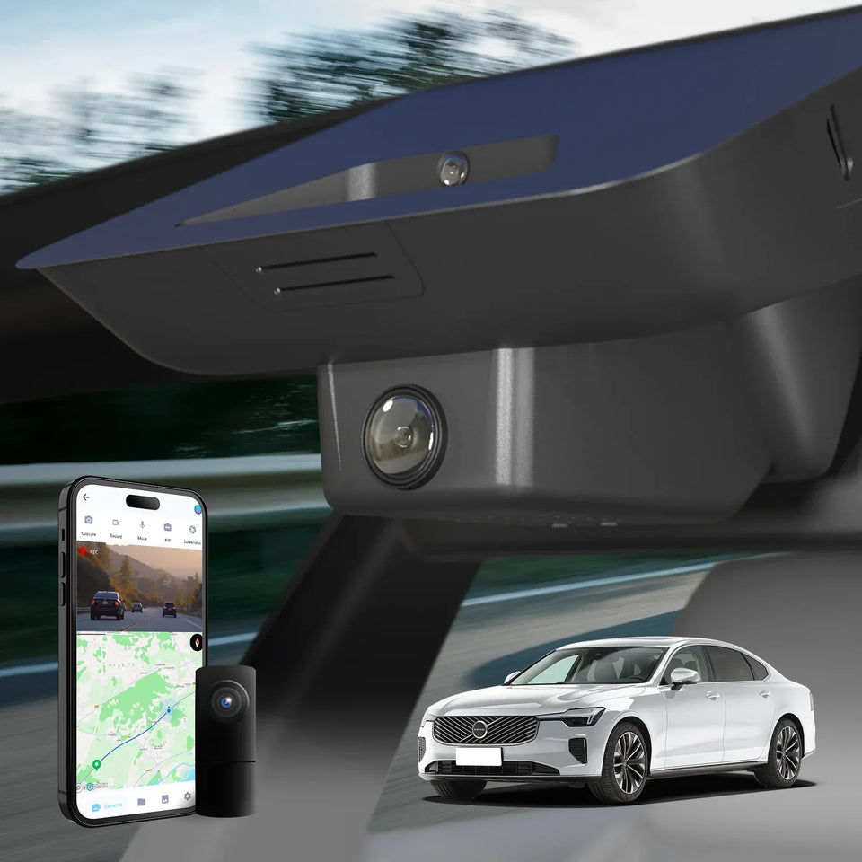 Fuvymyt Volvo S90 Dash Cam OEM Style 4K UHD Premium Integrated Dashcam