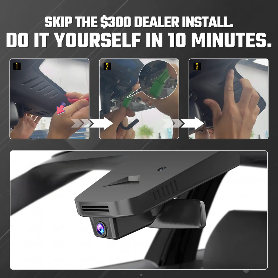 Fuvymyt Volvo V90 Dash Cam OEM Style 4K UHD Premium Integrated Dashcam