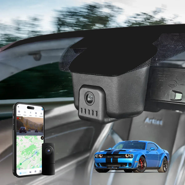 Fuvymyt OEM Dashcam for Dodge Challenger, SRT Hellcat & RAM (2017–2024)