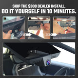 Fuvymyt Hyundai Santa Cruz Dash Cam OEM Style 4K UHD Premium Integrated Dashcam [2022-2026]