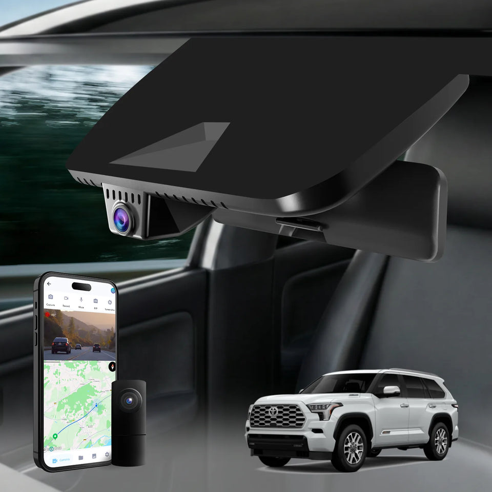 Premium 4K OEM Dash Cam for Toyota Sequoia | Invisible Dashcam [2019-2024]